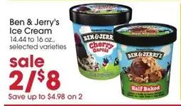 Giant Eagle Ben & Jerry's Ice Cream offer