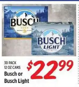 Rouses Busch or Busch Light offer