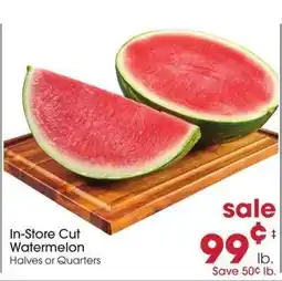 Giant Eagle In-Store Cut Watermelon offer