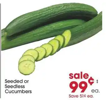 Seeded or Seedless Cucumbers