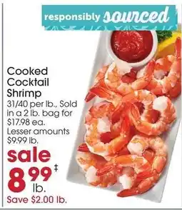 Giant Eagle Cooked Cocktail Shrimp offer