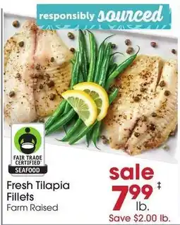 Giant Eagle Fresh Tilapia Fillets offer