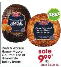 Giant Eagle Dietz & Watson Turkey Breast offer