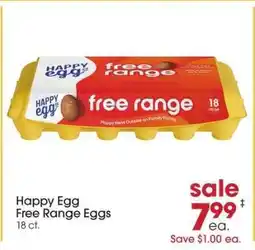Giant Eagle Happy Egg Free Range Eggs offer