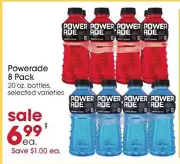 Giant Eagle Powerade 8 Pack offer