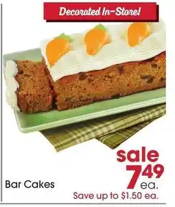 Giant Eagle Bar Cakes offer