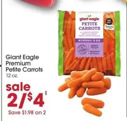 Giant Eagle Giant Eagle Premium Petite Carrots offer