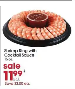 Giant Eagle Shrimp Ring with Cocktail Sauce offer