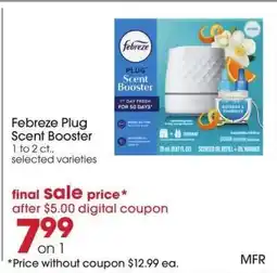 Giant Eagle Febreze Plug Scent Booster offer