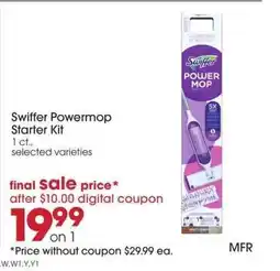 Giant Eagle Swiffer Powermop Starter Kit offer