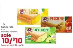 Giant Eagle JJ's Snack Pies offer