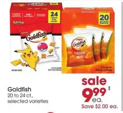 Giant Eagle Goldfish offer