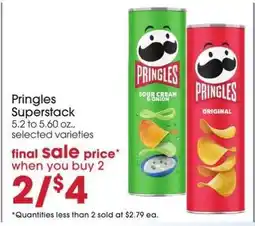 Giant Eagle Pringles Superstack offer