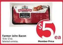 Safeway Farmer John Bacon offer