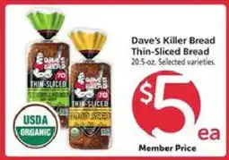 Safeway Dave's Killer Bread Thin-Sliced Bread offer