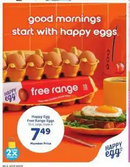 Safeway Happy Egg Free Range Eggs offer