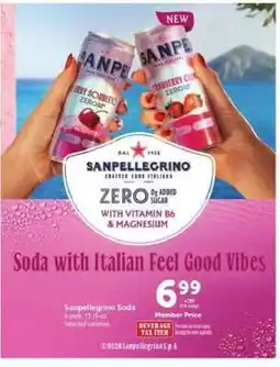 Safeway Sanpellegrino Soda offer