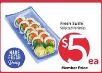 Safeway Fresh Sushi offer