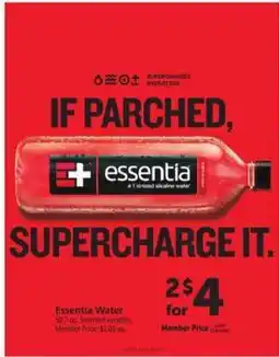 Safeway essentia Water offer