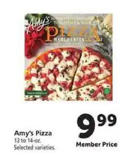 Safeway Amy's Pizza offer
