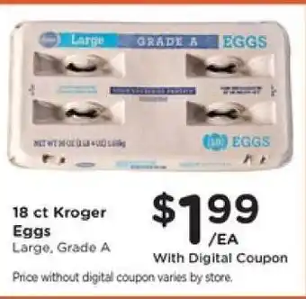 18 ct Kroger Eggs