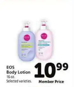Safeway EOS Body Lotion offer