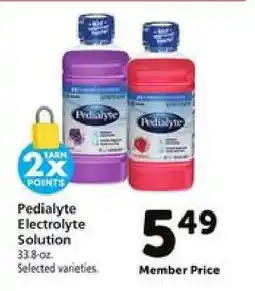 Safeway Pedialyte Electrolyte Solution offer