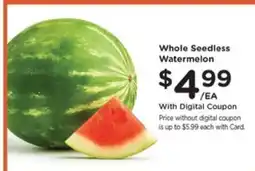 Pick'n Save Whole Seedless Watermelon offer