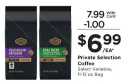 Pick'n Save Private Selection Coffee offer