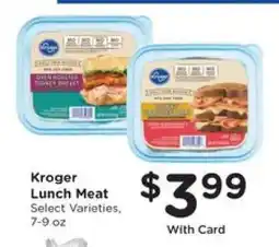 Pick'n Save Kroger Lunch Meat offer