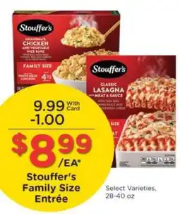 Pick'n Save Stouffer's Family Size Entrée offer