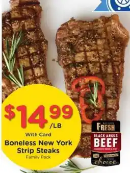 Pick'n Save Boneless New York Strip Steaks offer