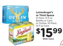 Pick'n Save Leinenkugel's or Third Space offer