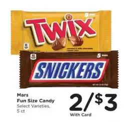 Pick'n Save Mars Fun Size Candy offer