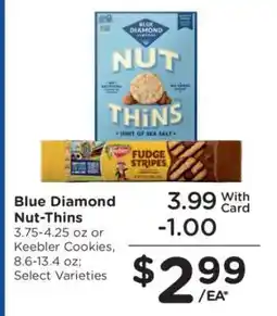 Kroger Blue Diamond Nut-Thins or Keebler Cookies offer