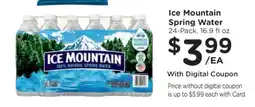 Kroger Ice Mountain Spring Water offer