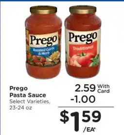 Kroger Prego Pasta Sauce offer