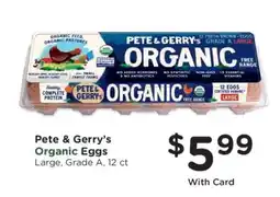 Kroger Pete & Gerry's Organic Eggs offer