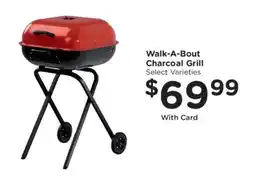 Kroger Walk-A-Bout Charcoal Grill offer