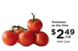 Kroger Tomatoes on the Vine offer