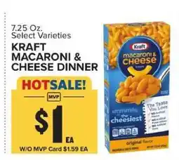 Food Lion Kraft Macaroni & Cheese Dinner offer