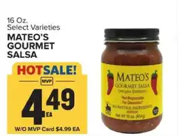 Food Lion Mateo's Gourmet Salsa offer