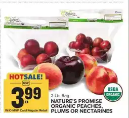 Food Lion Nature's Promise Organic Peaches, Plums or Nectarines offer