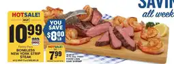 Food Lion Boneless New York Strip Steak offer