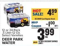 Food Lion DEER PARK WATER offer