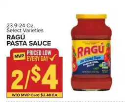 Food Lion Ragú Pasta Sauce offer