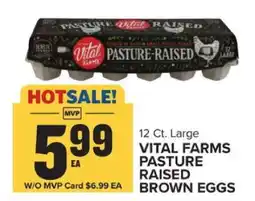 Food Lion VITAL FARMS PASTURE RAISED BROWN EGGS offer