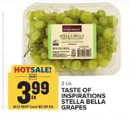 Food Lion TASTE OF INSPIRATIONS STELLA BELLA GRAPES offer