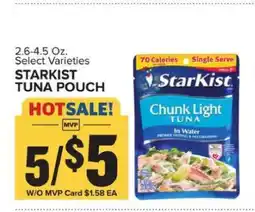 Food Lion Starkist Tuna Pouch offer