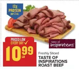 Food Lion TASTE OF INSPIRATIONS ROAST BEEF offer